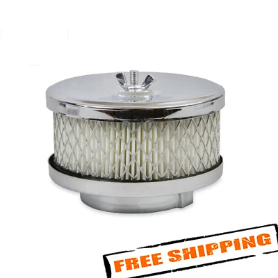 Mr. Gasket 4354 4" X 2" Chrome Deep Dish Air Cleaner - Image 1 of 4