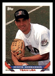 1993 Topps Traded #22T Dustin Hermanson USA RC - Picture 1 of 2