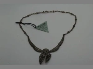 Collar Vintage Creations Marcacita y Plata Esterlina 925 16" Nuevo con Etiquetas Raro - Imagen 1 de 10