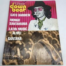 Down Beat April 21, 1977 Gato Barbieri & Santana Cover