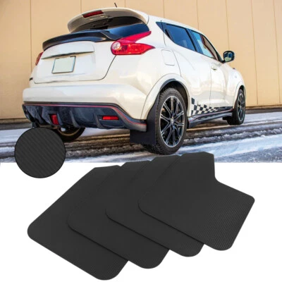 Guardabarros delantero y trasero de carbono para Nissan Juke 2011-17 4 piezas Foto 1 de 4