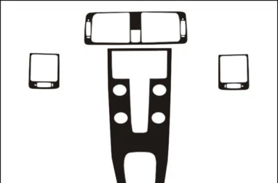 FOR VOLVO S40 V50 2008 - 2012 NEW INTERIOR SET BRUSHED ALUMINUM DASH TRIM KIT - Image 1 of 4