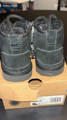toddler  black neumel UGG boots size UK8 - Image 1 of 2