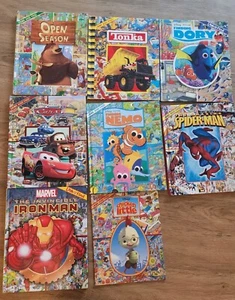 Large Lot of LOOK AND FIND Books - Finding Nemo, Dory, Tonka, Cars, Spiderman, e - Picture 1 of 5
