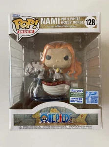 Nami With White Hobby Horse 128 Wondercon 2025 One Piece Funko Pop Vinyl - Picture 1 of 5
