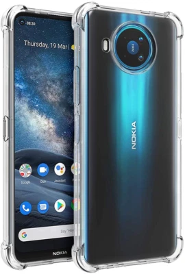For Nokia 8 V 5G UW Case,Shockproof Transparent Tpu Protection Cover - Image 1 of 4