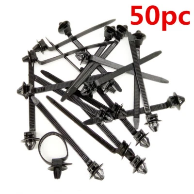 92mm Nylon Cable Ties Zip Wraps Car Loom Hose Clamp Fastening Bundled Wire Band - Image 1 of 4