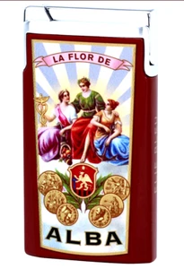 Elie Bleu J-15, Red Alba Jet Flame Torch Lighter,  EBJ1565, New In Box - Picture 1 of 7