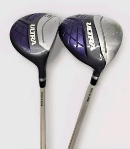 Ladies Wilson Ultra SL Driver 14* and FW - RH Purple Golf Clubs - Picture 1 of 14