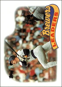 1989 Topps #759 Brewers Leaders TL Milwaukee Brewers - Picture 1 of 2