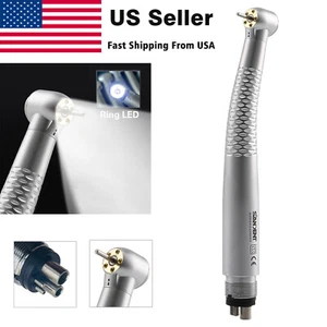 USA Dental 5 Lampade LED Generatore Elettrico Manipolo Alta Velocità 4 Fori Shadowless SANDENT - Foto 1 di 19