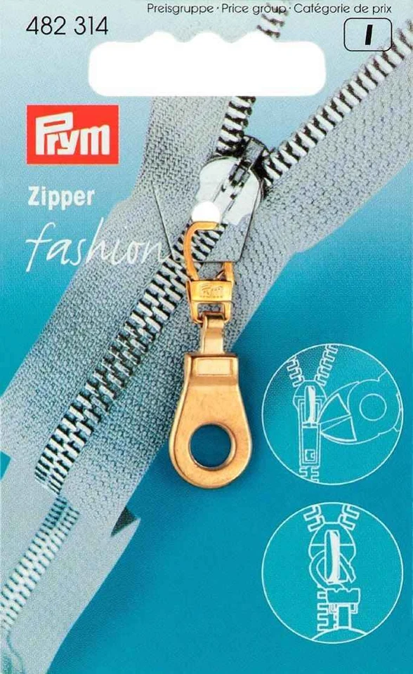 Prym 482314 Zipper Goldfarbend