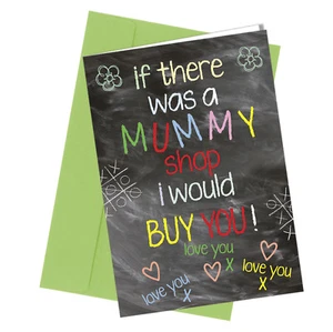 #275 MUMMY BIRTHDAY / MOTHERS DAY CARD Greeting Comedy Funny Humour Quality - Picture 1 of 2