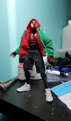 Miniature Unpainted Air Jordan 1 SHOES ONLY for Marvel Legends Miles Morales Cover