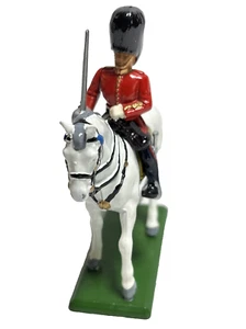 1986 Britains Soldier Scots Guard Officer Mounted - Picture 1 of 6