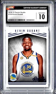 2016 Panini Studio Kevin Durant CGC 10 - Picture 1 of 2