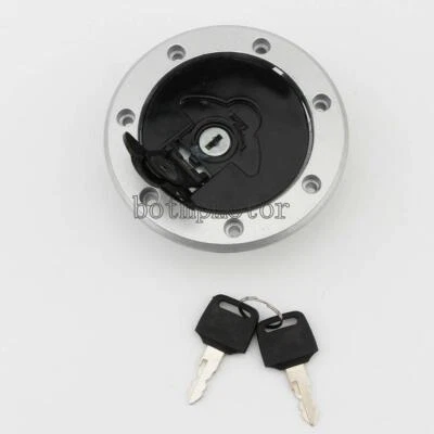 Fuel Gas Cap Cover Lock with Keys for Kawasaki Ninja ZX11 ZX1100D 1993-1997 - Image 1 of 4