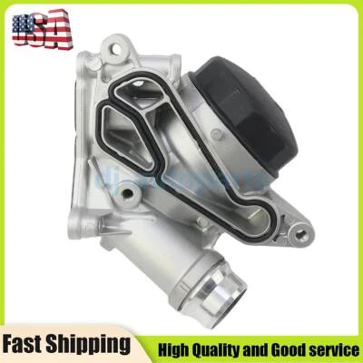 New Engine Oil Filter Housing w/o Oil Cooler 11428683206 for BMW 328i 335i 528i Foto 1 de 4