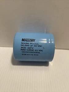 MALLORY CGS563U050X3L KONDENSATOR 56.000uF 50Vdc 658-0116-910 (b11) - Bild 1 von 6