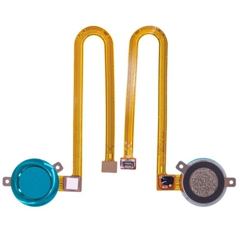 Button Home/Footprint Compatible For Motorola Moto G8 Power Lite / E6S Flex Blue - Image 1 of 1