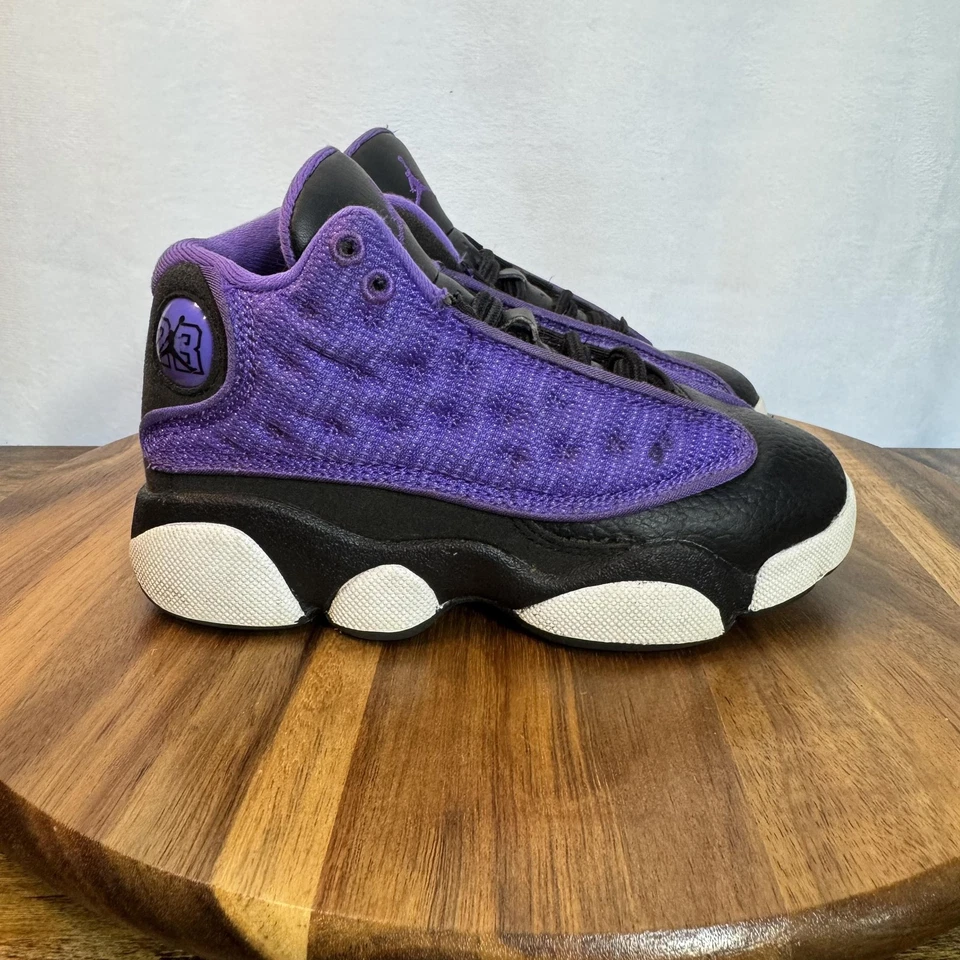 Nike Jordan 13 Retro Zapatos Niños 11C Púrpura Negro Blanco Baloncesto FD4649-501 Foto 1 de 4