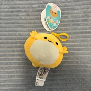 Squishmallows 3.5” Clip-on Keychain Treyton Yellow Dragon Plush NWT Squishmallow - Picture 1 of 2