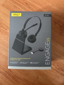 Jabra Engage 55 UC Stereo Headset USB-C, MS, Stand *neu* - Bild 1 von 3