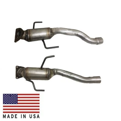 Rear Left and Right Catalytic Converters Fits Porsche Cayenne 4.8L 2008-2010 - Image 1 of 4
