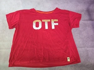 Orange Theory Fitness Rojo Crop OTF Lámina Logo Grande - Imagen 1 de 9