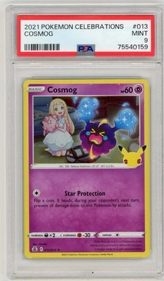 2021 Pokemon Celebrations Cosmog #013 PSA 9 Mint - Image 1 of 2