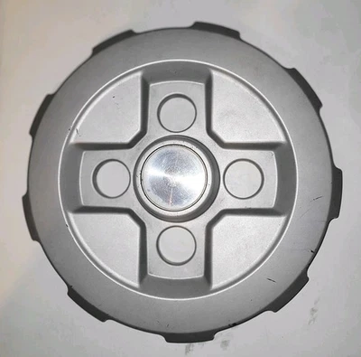 Tapa central de rueda mecanizada plateada Nissan 200SX 1985-1987 40315 12S00 Foto 1 de 2