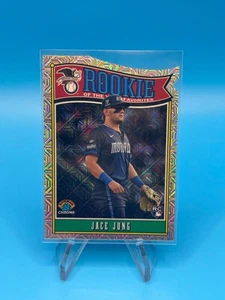 Jace Jung 2025 Bowman Chrome Rookie Of The Year Refractor Trading Card #roy 8 - Picture 1 of 2