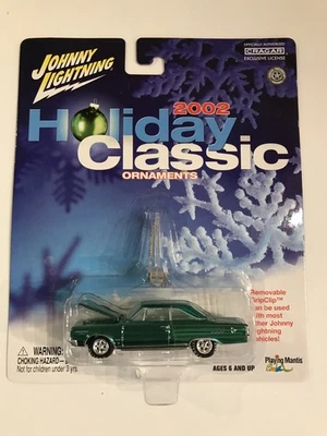 Johnny Lightning 2002 HOLIDAY CLASSIC '67 PLYMOUTH HEMI BELVEDERE ORNAMENT 1-12 - Image 1 of 4
