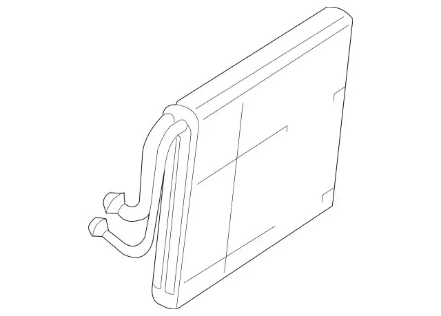 Genuine Mercedes-Benz A/C Evaporator Core 205-830-78-00 - Imagem 1 de 1