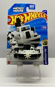 2025 Hot Wheels NEU schwarz/weiß Disney Steamboat HW Screen Time - Bild 1 von 3