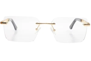 Myriad Eyewear ME25624 Gold Gunmetal Rimless Luxury Eyeglasses Frames 58-18-142m - Picture 1 of 18