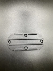 Harley Finned Inspection Cover 1970-2006 Fitment Only - Imagen 1 de 2