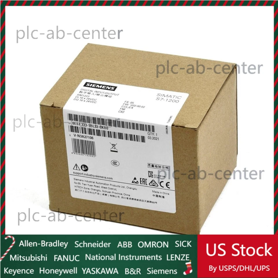 New Siemens S7-1200 Digital I/O SM 1223 6ES7223-1BL32-0XB0 6ES7 223-1BL32-0XB0 - Image 1 of 1