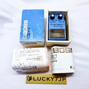 BOSS CS-1 Compression Sustainer Guitar Effect Pedal MIJ #71 1981 DHL or EMS - Picture 1 of 16