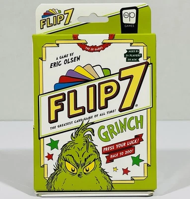 New In Box Sealed The Grinch Flip 7 Card Game - Image 1 of 4