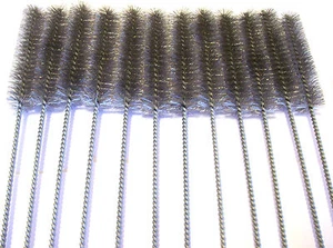 6 CEPILLO DE LIMPIEZA DE TUBO DE ALAMBRE DE ACERO INDUSTRIAL DE 16" GOLIAT 1" TB10S CEPILLOS PISTOLA - Imagen 1 de 3