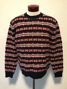 Tommy Hilfiger Herren Fair Isle Streifen Rundhalsausschnitt Baumwolle Pullover XL J786 - Bild 1 von 17