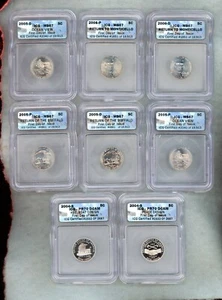 2004 S 2005-06 P D~KEELBOAT PEACE OCEAN BUFFALO MONTICELLO NICKEL~ICG MS67 PR70 - Picture 1 of 2