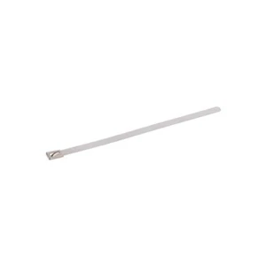 10X BU44-150 Kabelbinder L: 150mm W: 4,6mm Edelstahl 445N Farbe: Stahl RAYCHEM R - Bild 1 von 1