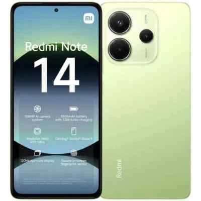 Smartphone Xiaomi Redmi Note 14 8GB/ 256GB/ 6.67"/ Verde - Imagen 1 de 4