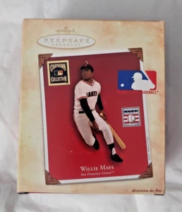 NUOVO 2004 Willie Mays San Francisco Giants Hallmark ricordo ornamento - Foto 1 di 5