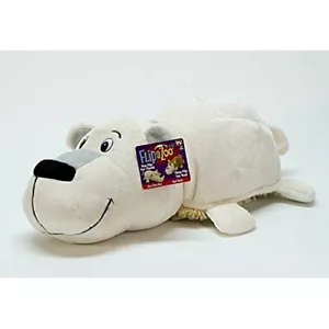 Flip a zoo Urso Polar Bear to Hazel Husky by Jay At Play Transforming Plush - Picture 1 of 3