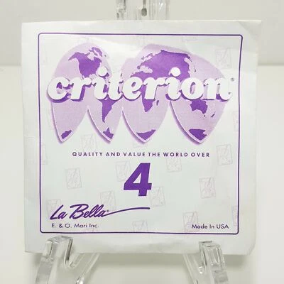 LA BELLA | Criterion | GUITAR STRING 4 | Made in USA | 4th - Image 1 of 4