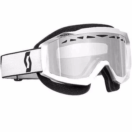 Gafas de nieve Scott Tyrant Snowcross blancas con lente cromada plateada 227389-0002015 Foto 1 de 4