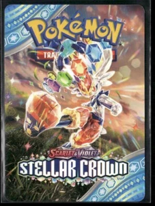 Pokemon TCG Stellar Crown Game Tip Card Pre-Release Kit Card Cinderace - Picture 1 of 5